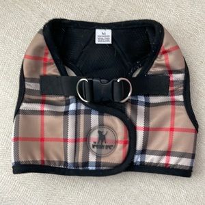 The Worthy Dog Plaid harness- size M
